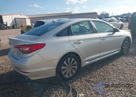 2015 Hyundai Sonata Sport z USA, uszkodzony, nr VIN 5NPE34AF3FH034775